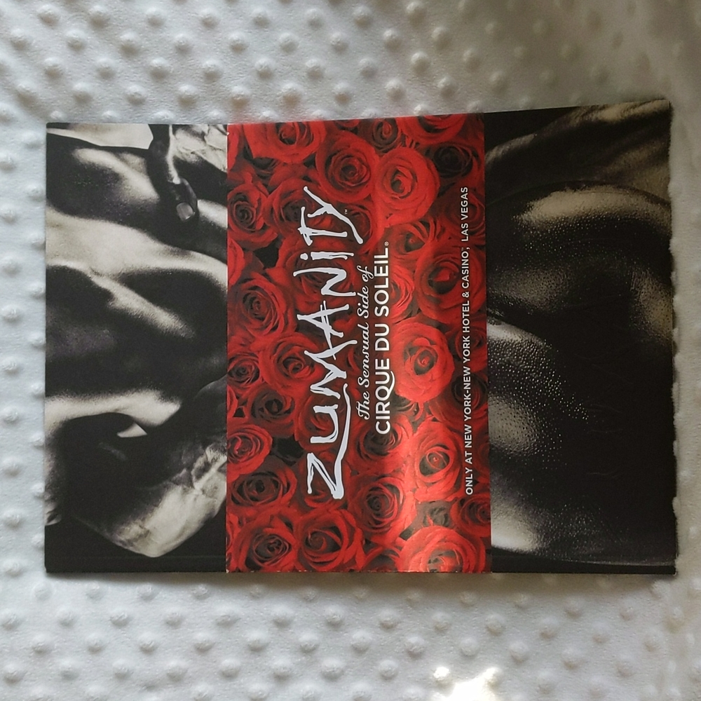 Zumanity Cirque Du Soleil Souvenir Program
